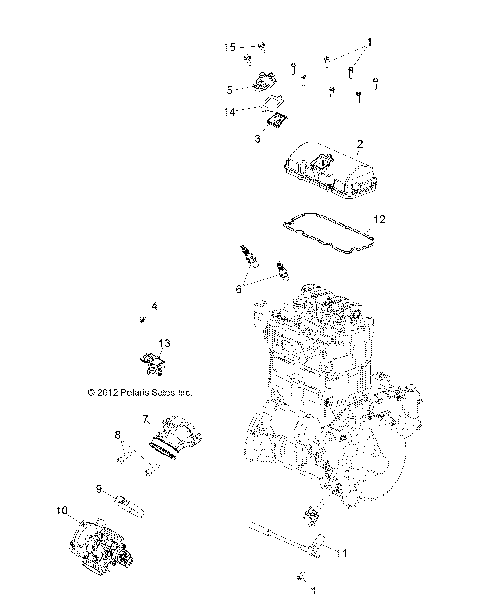 ENGINE, THROTTLE BODY and VALVE COVER - R14TH76AA/AC/EAS/AAC/ACC/EASC (49RGRTHROTTLEBODY13800EFI)