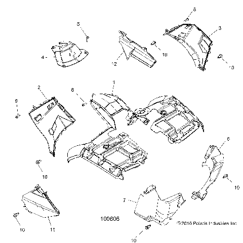 BODY, FRONT CAB - A17SXM95AM [100606]