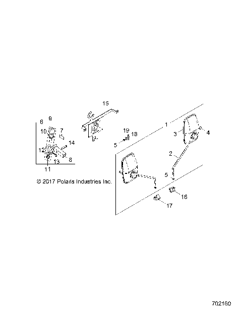 BODY, MIRROR, HITCH, LICENSE PLATE - Z18VBS87C2/CU (702160)