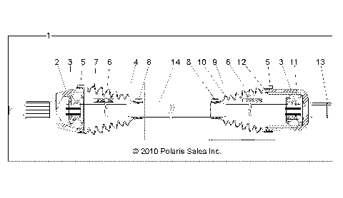 DRIVE TRAIN, FRONT DRIVE SHAFT - R16RTED1F1 (49RGRSHAFTDRV11DCREW)