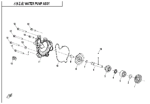 WATER PUMP ASSY