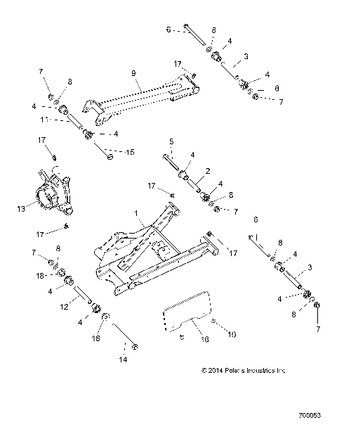 SUSPENSION, REAR CONTROL ARMS - Z16VBE87FR/NR/JR (700053)