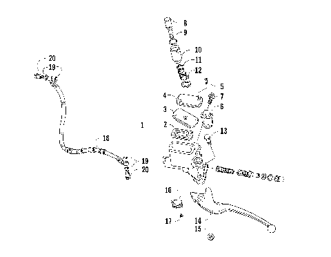 HYDRAULIC HAND BRAKE ASSEMBLY [94224]