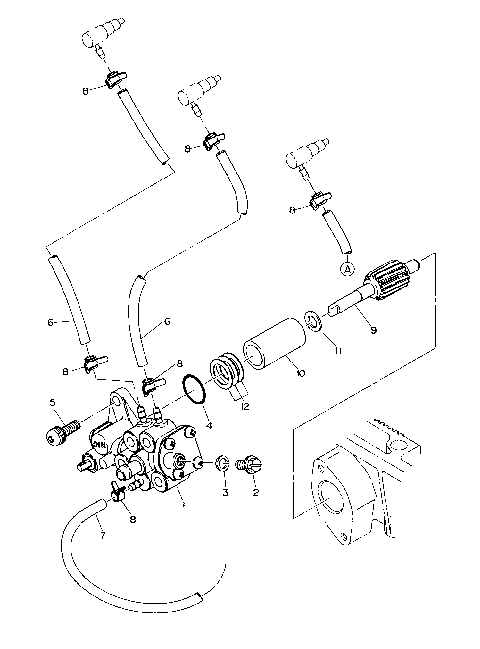 OIL PUMP SL 650/B924058 (4922922292027A)