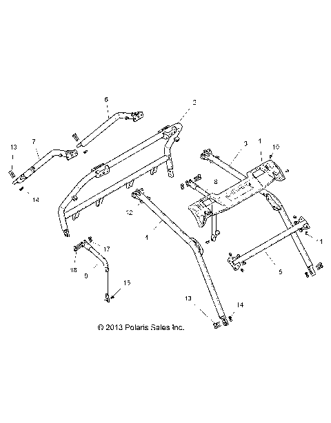 CHASSIS, CAB FRAME - Z16VDE99AF/AM/LM/AS/M99AM (49RGRCAB14RZR1000)