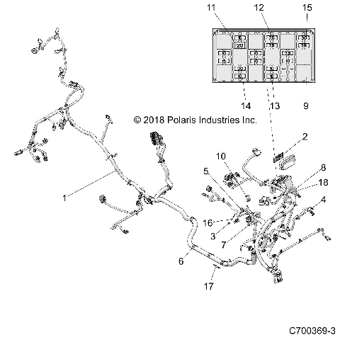 ELECTRICAL, WIRE HARNESS - Z21NAE99FG/E99NG/S99CG/S99FG (C700369-3)