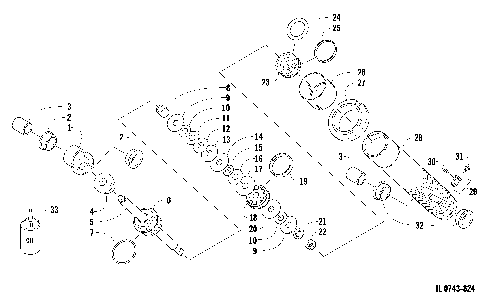 FRONT SUSPENSION SHOCK ABSORBER [89854]