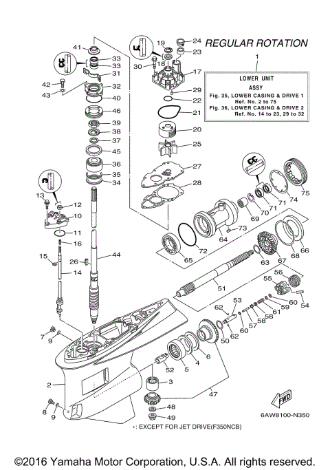 LOWER CASING DRIVE 1