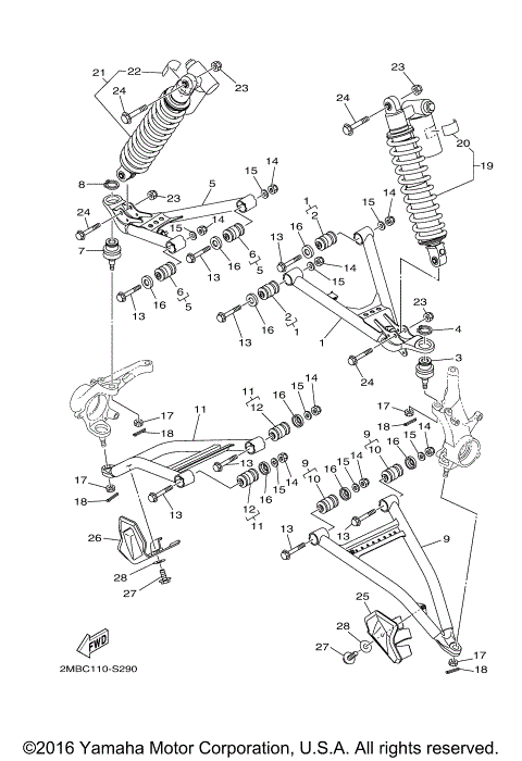 FRONT SUSPENSION WHEEL