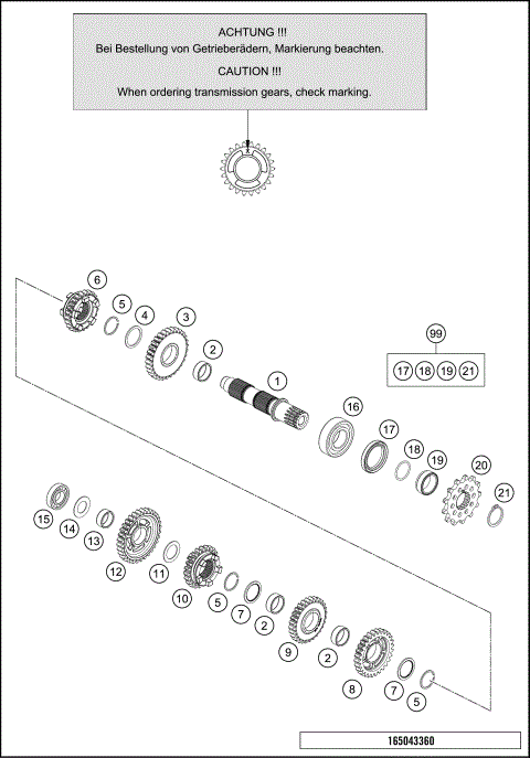 TRANSMISSION II - COUNTERSHAFT