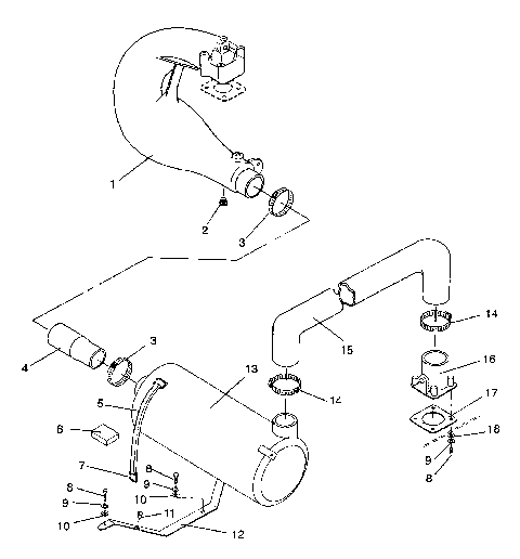 EXHAUST SYSTEM SL 750 / B934070 (4924752475015A)