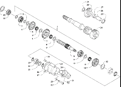 SECONDARY TRANSMISSION ASSEMBLY [303273]