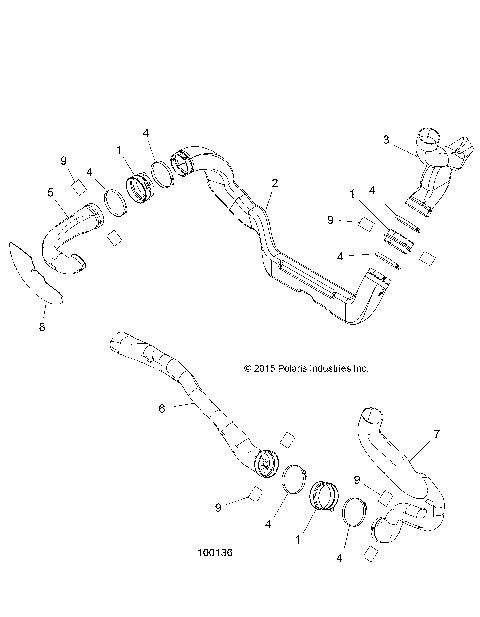 BODY, CLUTCH DUCTS - A16SXM95AL [100136]