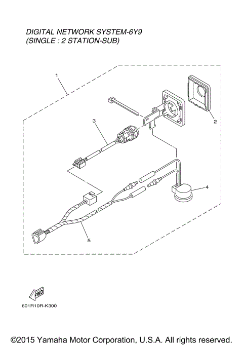 CLP SWITCH PANEL SINGLE (2ND HELM)