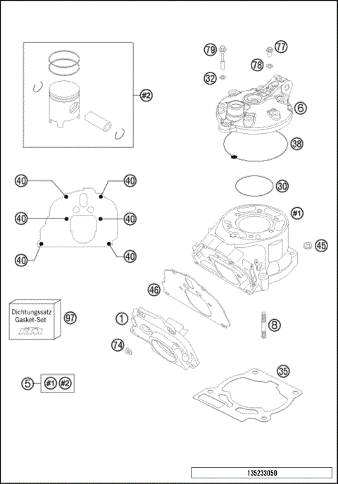 CYLINDER, CYLINDER HEAD