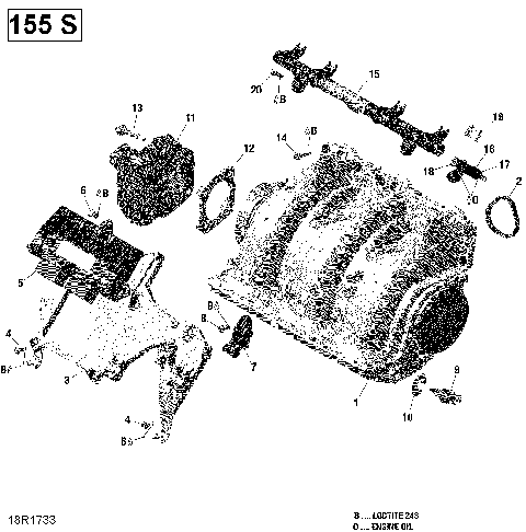 02- Air Intake Manifold And Throttle Body - 155 Model With Suspension