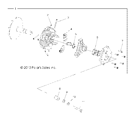 DRIVE TRAIN, PRIMARY CLUTCH - R11TH90DG (49RGRCLUTCHDRV11900D)