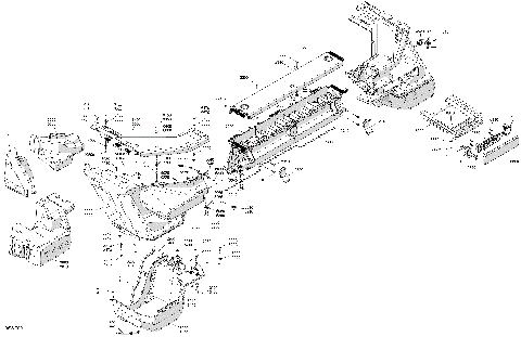 05- HULL - Rear Deflector Float and Rear Bumper