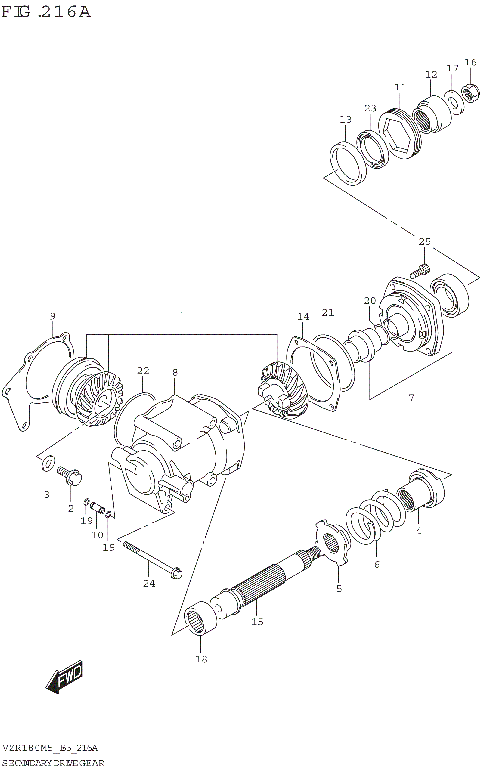 SECONDARY DRIVE GEAR