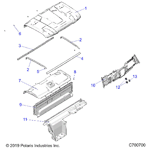 OPT, ROOF,PREM PREP AUDIO, REAR CLOSE OFF AND DASH - R20RRB99A/B (C700700)