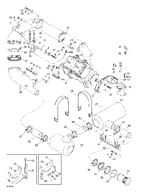 01- Engine Support And Muffler