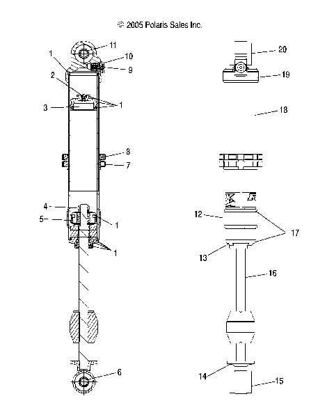 SHOCK, FRONT TRACK (7043142) - S07PS7FS/FE (4997479747C03)