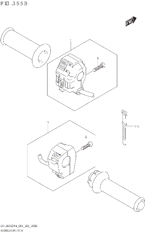 HANDLE SWITCH (DR-Z400SM)