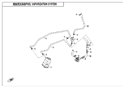 FUEL VAPORATION SYSTEM