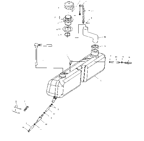 OIL TANK - W015199D (4964836483A012)