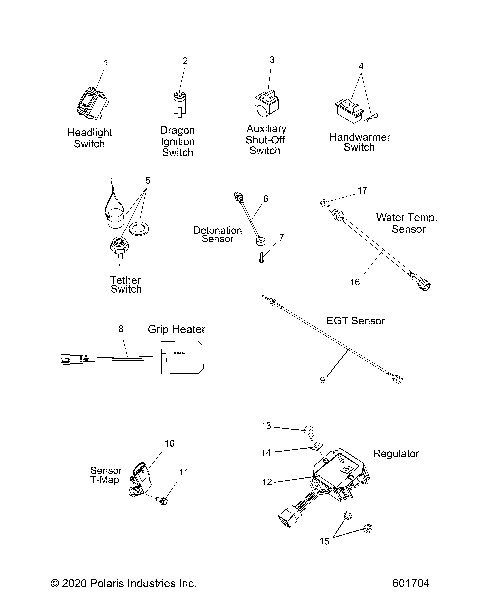 ELECTRICAL, SWITCHES/COMPONENTS - S22MDX6DSA/6DEA (601704)