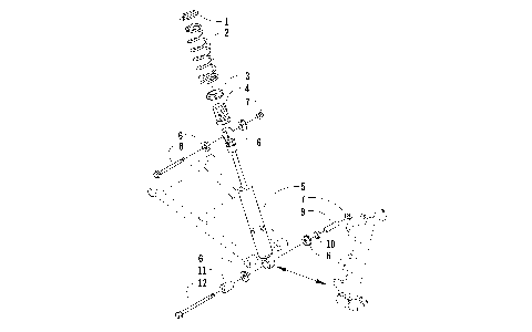 FRONT SUSPENSION SHOCK ABSORBER ASSEMBLY [87643]