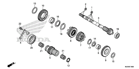 TRANSMISSION (MAINSHAFT)