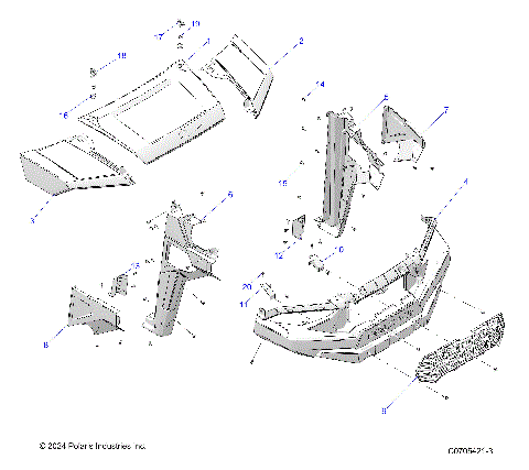 BODY, HOOD, and FRONT FENDERS - R22M4K57B4/B2 (C0705421-3)