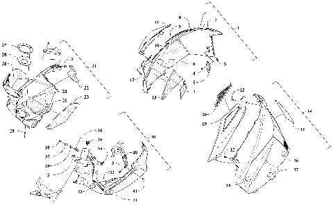 SKID PLATE AND SIDE PANEL ASSEMBLY [105152]