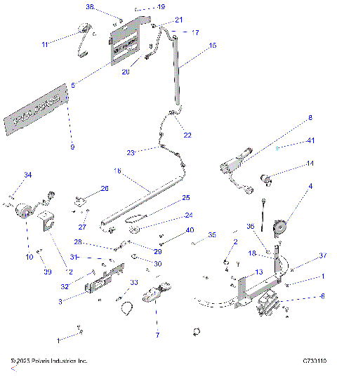 ELECTRICAL, WIRE HARNESS COMPONANTS, AND LICENSE PLATES  - R25MAE57F1/C1/C9/E1/E9 (C733110)