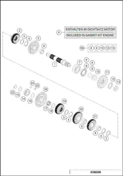 TRANSMISSION II - COUNTERSHAFT