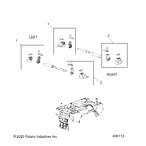ELECTRICAL - CORD MANAGEMENT - P20GDGDNA (A00113)