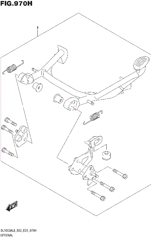 OPTIONAL (CENTER STAND SET)