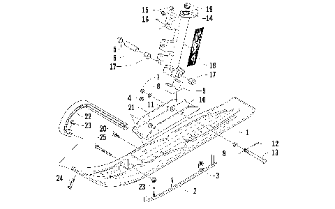 SKI AND SPINDLE ASSEMBLY [87747]