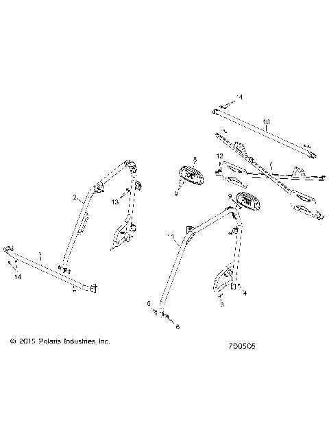 CHASSIS, CAB FRAME - R16RCA57A1/A4/B1/B4 (700505)