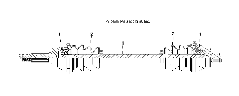 SHAFT, REAR - A07LB27FA/LH27FB (4999202079920207B07)