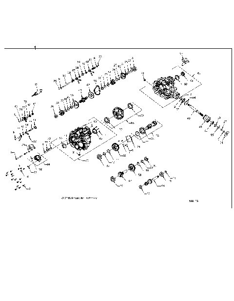 DRIVE TRAIN, MAIN GEARCASE - A16DAA32A1/A7 (100169)