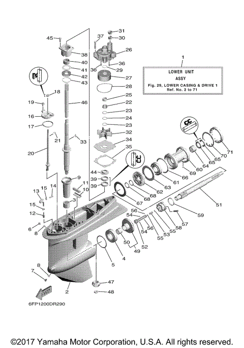 LOWER CASING DRIVE 1