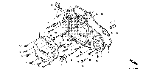 RIGHT CRANKCASE COVER