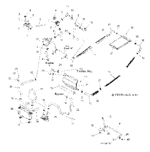 ENGINE, COOLING SYSTEM - S09PP7FS/FE (49SNOWCOOLING09TRBODRGN)