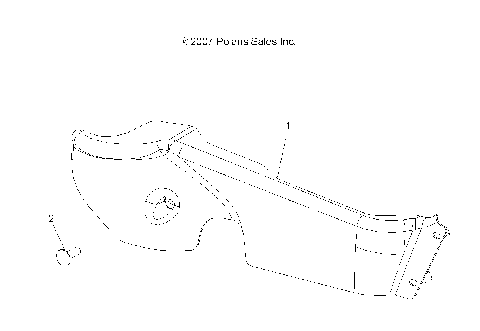 DRIVE TRAIN, PROP SHAFT GUARD - A09BA50FA (49ATVSHAFTPROP08SCRAM2X4)