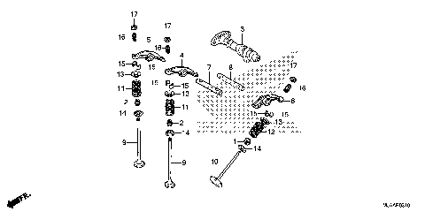 CAMSHAFT VALVE (RR.)