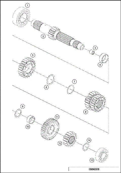 TRANSMISSION I - MAIN SHAFT