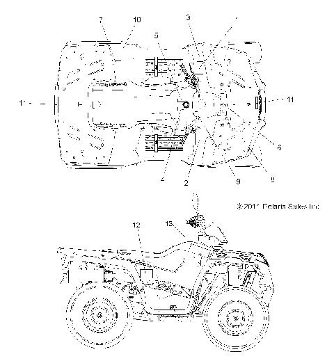 BODY, DECALS - A12MH50FF/FX/FY (49ATVDECAL12SP500F)