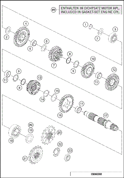 TRANSMISSION II - COUNTERSHAFT